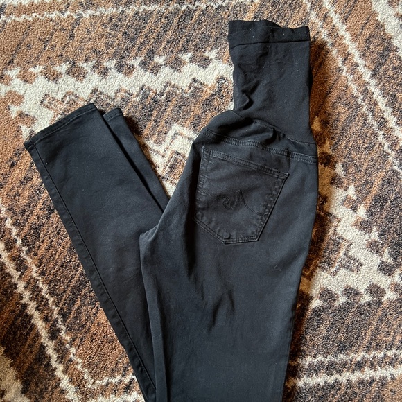 AG Secret Belly Fit Black Maternity Jeans - Picture 3 of 4